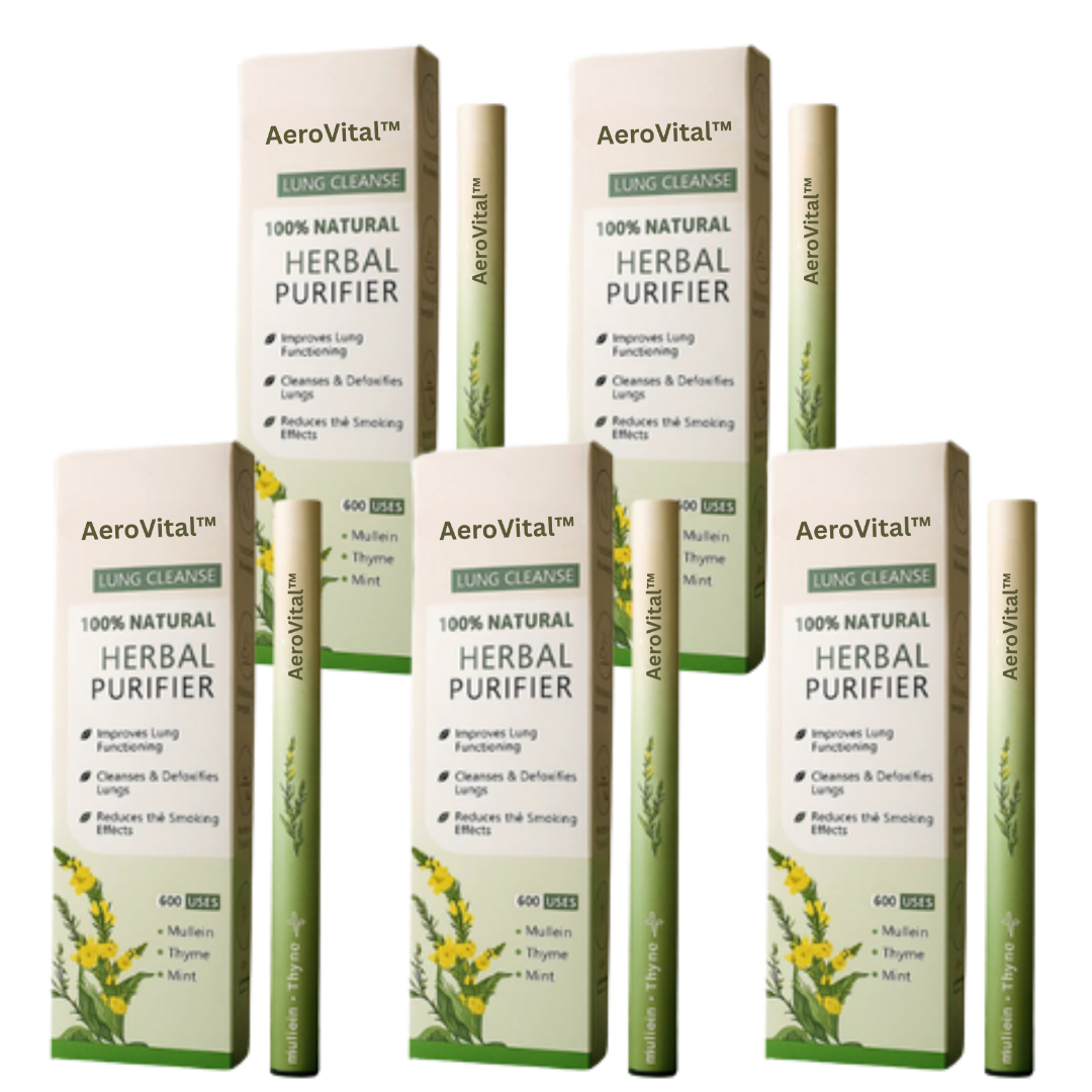 AeroVital™ Lung Inhaler | Clear your airways and improve your breathing by 98% in just 5 days!