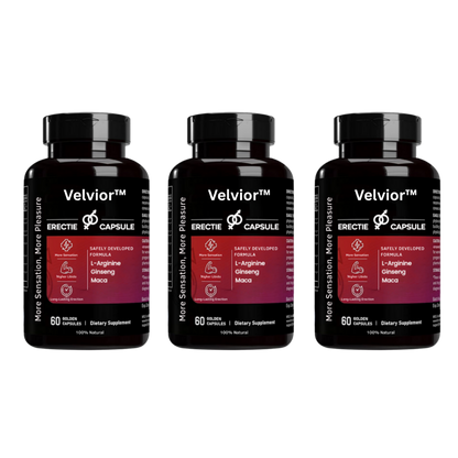 Velvior™ Capsules | Get a hard, long-lasting erection in just 5 minutes!