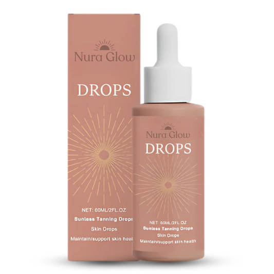 NuraGlow™ | Drinkable Self Tanning Drops | Get a radiant, sun-kissed glow in just 7 days