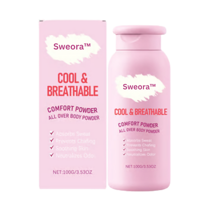 Sweora™ Antiperspirant Body Powder | Keeps skin cool, dry & fresh in minutes