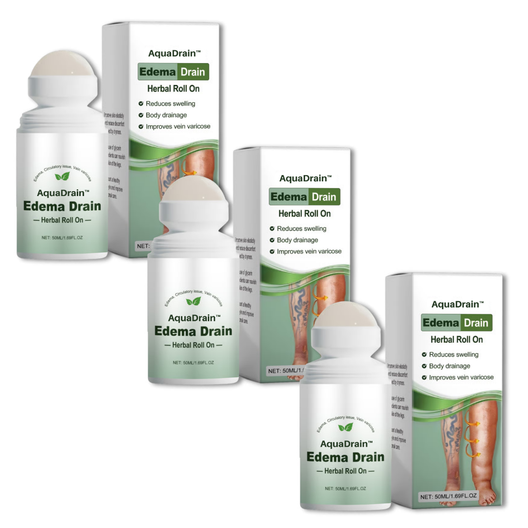 AquaDrain™ | Reduces swelling from edema by 85% in 7 days.