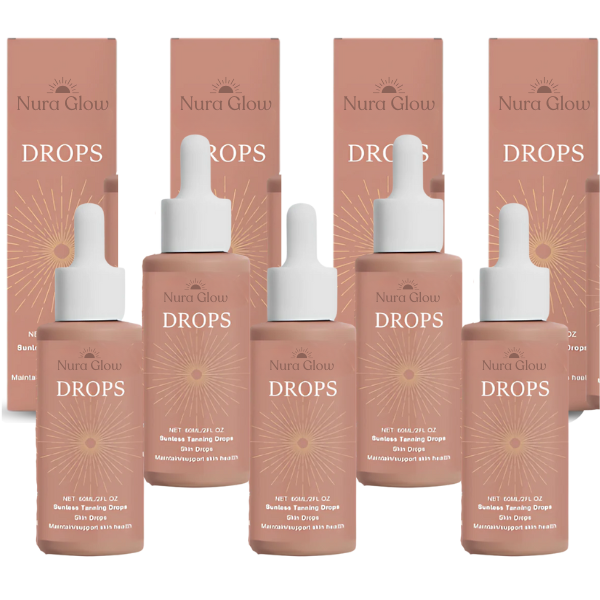 NuraGlow™ | Drinkable Self Tanning Drops | Get a radiant, sun-kissed glow in just 7 days
