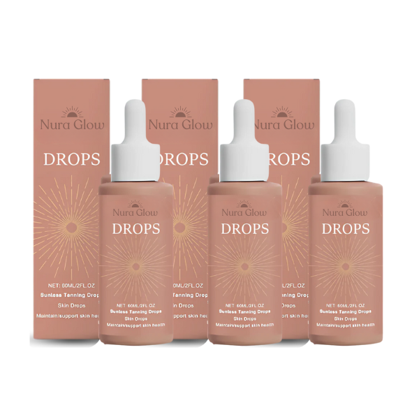 NuraGlow™ | Drinkable Self Tanning Drops | Get a radiant, sun-kissed glow in just 7 days