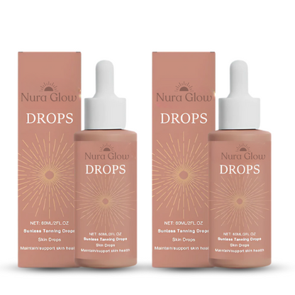 NuraGlow™ | Drinkable Self Tanning Drops | Get a radiant, sun-kissed glow in just 7 days